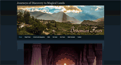 Desktop Screenshot of bohemiantours.com