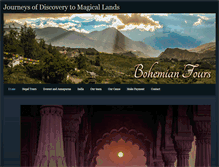 Tablet Screenshot of bohemiantours.com